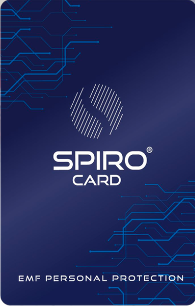 Tarjeta SPIRO® Card — Filtro de Radiación EMF para Celular