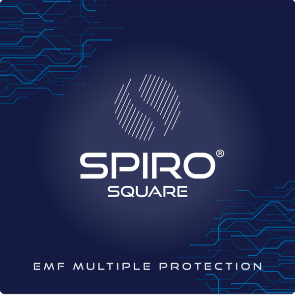 SPIRO® Square — Filtro EMF para Tabletas, Niños y Asistentes Smart
